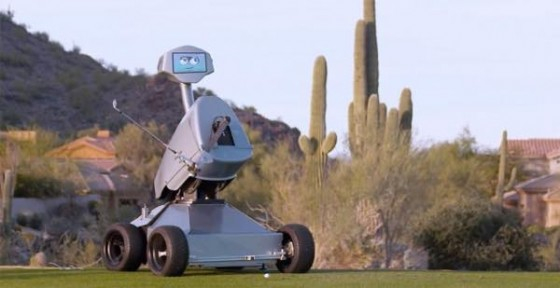 ROB-OT mobile golf testing robot